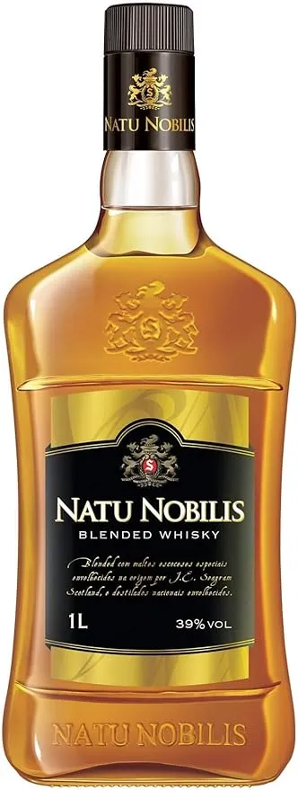 Whisky Natu Nobilis, 1L, Dourado |