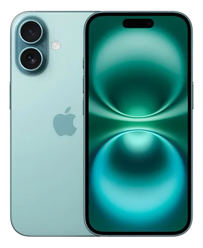 Smartphone Apple iPhone 16 (128 GB) - Verde-acinzentado - Distribuidor Autorizado