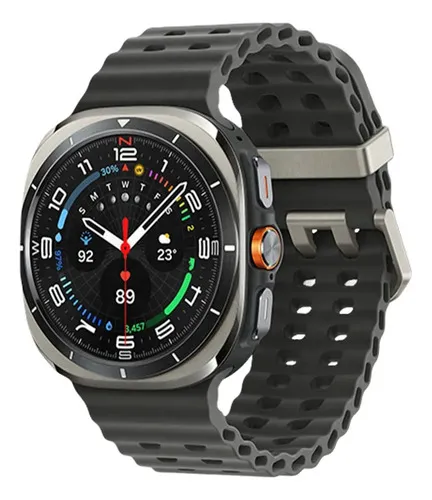 Samsung Galaxy Watch Ultra 2025 Smartwatch 47mm Lte, Galaxy Ai, Titânio Aeroespacial Titânio Prata