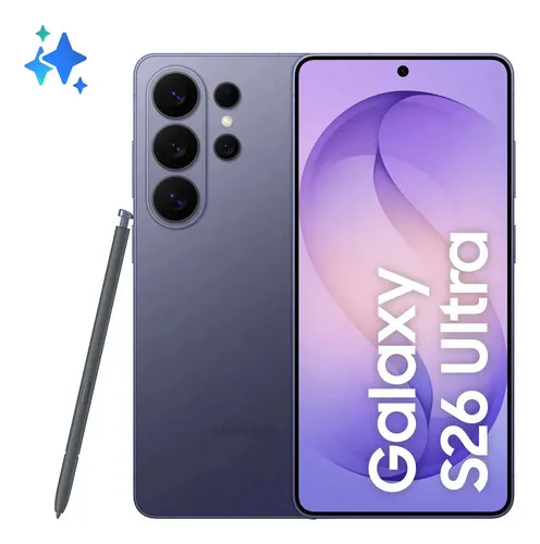 Smartphone Samsung Galaxy S26 Ultra, 512gb, 12gb, Câmera Quádrupla Violeta