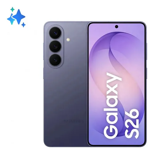 Smartphone Samsung Galaxy S26, 512gb, 12gb, Galaxy Ai, Câmera Tripla Violeta
