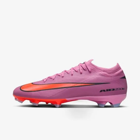 Chuteira Nike Zoom Mercurial Vapor 16 Pro Campo - Rosa+Vermelho