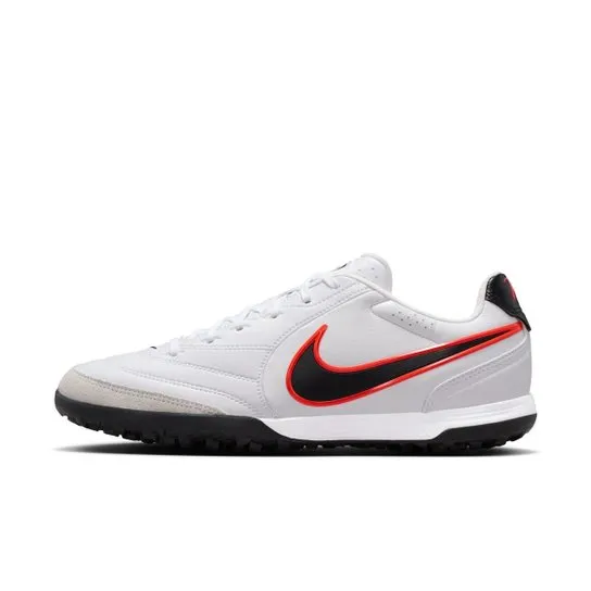 Chuteira Society Nike Tiempo Ligera Pro - Branco+Preto