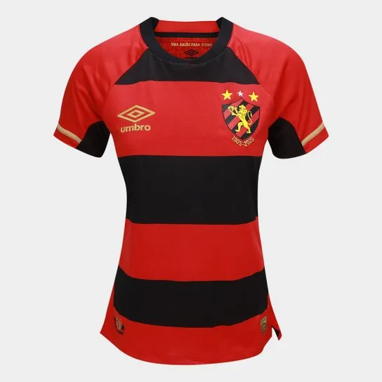 Camisa Sport I 25/26 s/n Jogador Umbro Feminina - Marinho+Preto